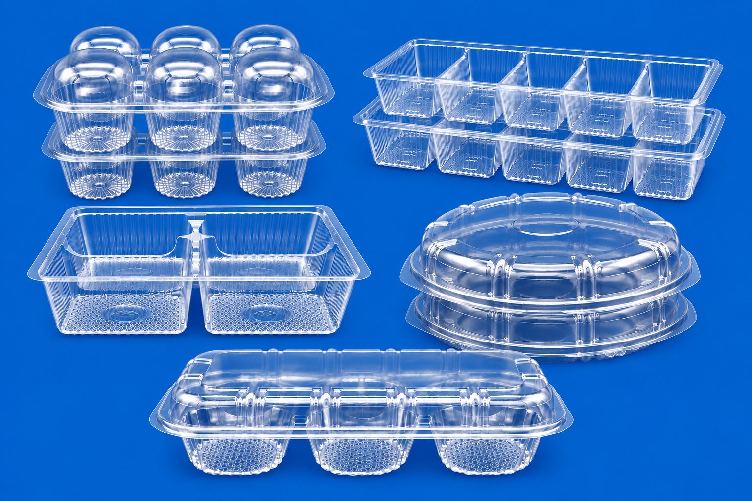 Bakery Clamshells and Trays PET (image for) Bakery Clamshells and Trays PET
